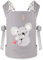GAGAKU Puppentrage für Kinder Puppentrage ab 3 Jahre Babytrage für Puppen Bauchtrage Puppenzubehör Puppen Tragesitz mit Verstellbaren Träger - Grau - Bestickt Baby Koala