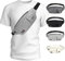 MAXTOP Bauchtasche Herren Damen Laufgürteltasche, modische Gürteltasche Hüfttasche wasserdicht, Reise Geldgürtel, Handyhalter für Yoga, Fitnessstudio, Joggen, Workout, Fitness, Training