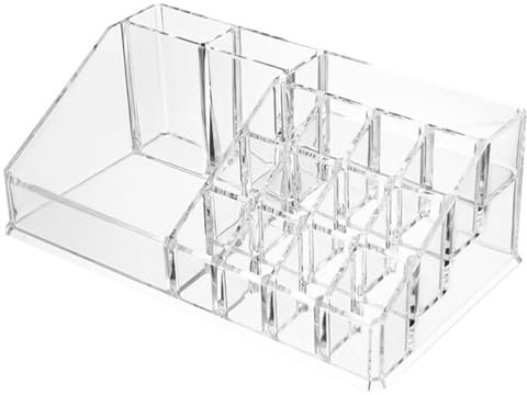 FRCOLOR 1stk Transparente Aufbewahrungsbox Make-up-organizer Aus Acryl Make-up-behälter Aus Acryl Aufbewahrungskoffer Für Lippenstift Lipgloss-organizer-turm Kosmetik Bilden P.s Pillendose