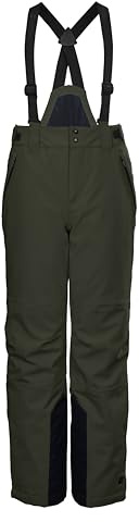 killtec Jungen Ksw 79 Bys Ski Pnts Funktionshose / Skihose mit abzippbarem Latz, Schneefang und Kantenschutz
