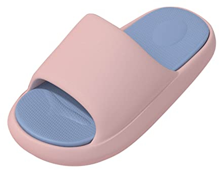 Sandali Plantare Estraibile Sandali estive inblu Scarpe da Coppia da Donna Pantofole con Punta novità Antiscivolo Pantofole con Piattaforma da Bagno per la casa Ciabatte in Gomma Ciabatte (Pink, 37)