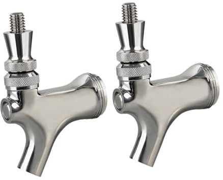 COLLBATH Messing Weinfasshahn Aus Metall Für Bar Edelstahl Weinfasshahn Nicht Verstellbar Langlebig Praktisch Für Zuhause Restaurant