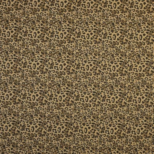 Kt KILOtela - Polsterstoff, Gobelin-Jacquard, Polsterung für Stühle, Kissen, Kopfteil, Sofa, Taschen, strapazierfähig, Breite 280 cm, Länge wählbar von 50 in 50 cm, Tierdruck, Leopard,