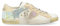 Philippe Model Sneaker Paris X in Pelle Bianca, Oro E Rosa, Taglia: 38
