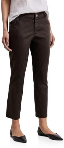 Street One 7/8 Slim Leg Hose im Satin-Look deep Earth 46