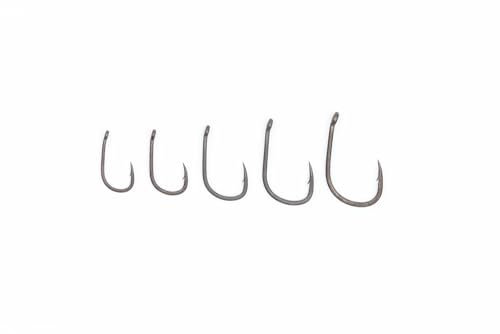 Korda Wide Gape B Karpfenhaken (ohne Widerhaken) - Einzelhaken für Karpfenmontagen, Angelhaken für Haarmontagen, Haken zum Karpfenangeln, Größe:8