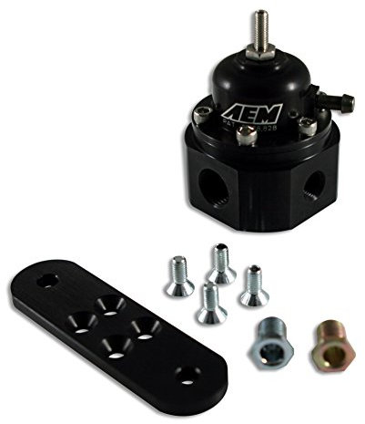 AEM Regulador de presión de combustible ajustable universal 20-150 PSI PN: 25-302BK