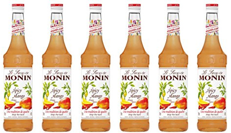 Monin Sirup Spicy Mango, 0,7L, 6er Pack