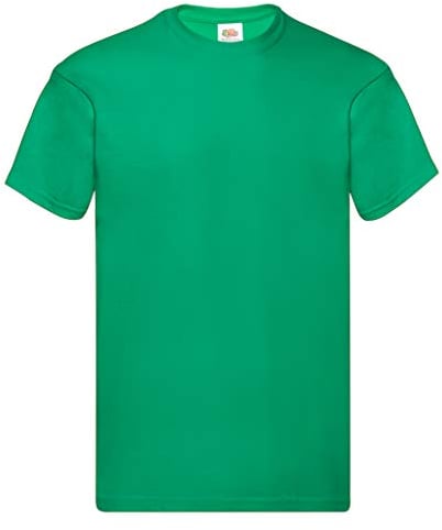Fruit of the Loom Men's Original T. T-Shirt, Kelly Green, X-Large