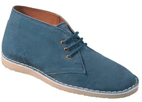 Chums Men's Wide Fit Lace Up Arizona Suede Desert Boots | Smart Casual, Comfortable Footwear
