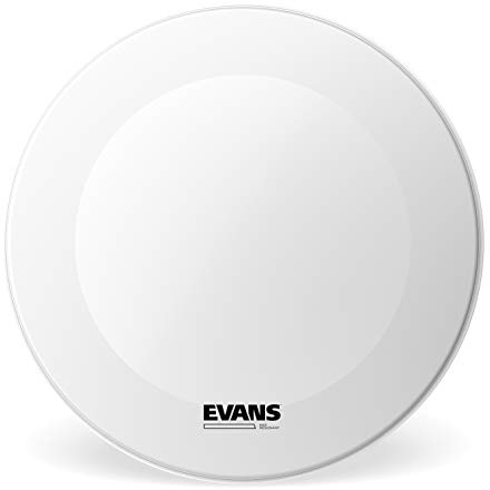 D'Addario BD26RGCW-NP Evans EQ3 Resonant Coated Bassdrum Fell 66 cm (26 Zoll) ohne Loch weiß