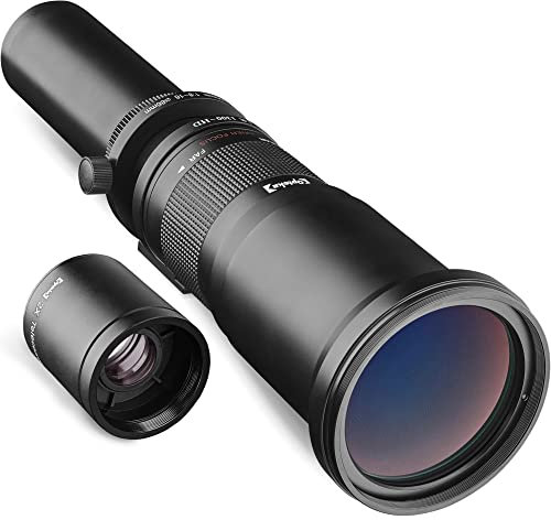 Opteka 650 – 2600 mm Alta Definición teleobjetivo Zoom para Canon EOS 80d, 70d, 60d, 60Da, 50d, 7d, 6d, 5d, 5DS, T6, T6S, T6i, T5i, T5, T4i, T3i, T3, T2i, T1i y SL1 Cámaras réflex digitales