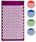 Shanti Akupressur Akupressurkissen Nackenkissen Nagelkissen (80 x 51 x 2,5 cm, Lila) Akupunktur Akupunkturkissen Massage Massagekissen Matte Massagematte Akupunkturmatte Iplikator