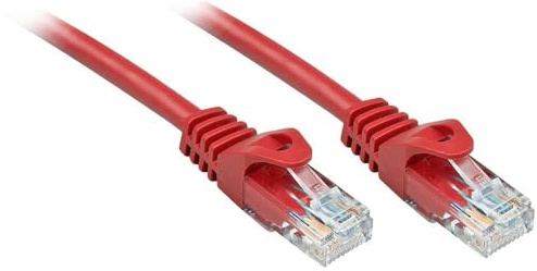 Lindy Basic Network Cable Cat. 6 U/UTP Red 1 m