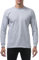 Pro Club Men's Heavyweight Cotton Long Sleeve Crew Neck T-Shirt, Heather Gray, XXXL