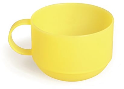 Excelsa Rainbow Tazza Jumbo 0.50 Litri, Giallo, 11x11x8 cm