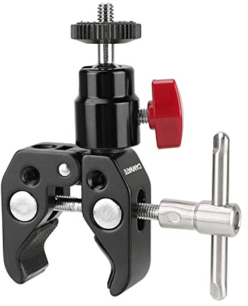 CAMVATE Super Clamp Articulated Mini Ball Head with 1/4-20 Thread Hole