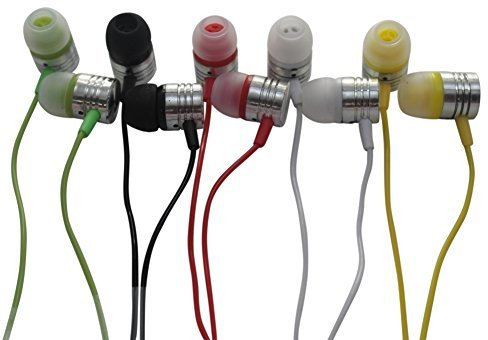 JustJamz 2.0 - Auricolari in-ear colorati in gelatina, 3,5 mm, stereo, multicolore, per scuola, biblioteca, confezione da 30