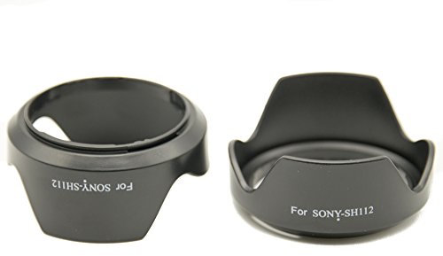 PROtastic ricambio alc-sh112 paraluce * 2 Pack * Per Sony NEX-3 NEX-F3 NEX-C3 NEX-5 NEX-5 N NEX-5R NEX-6 NEX-7 E-mount fotocamera & 16 mm f/2.8 (SEL16F28) & Sony 18–55mm f/3.5–5.6 (SEL1855)