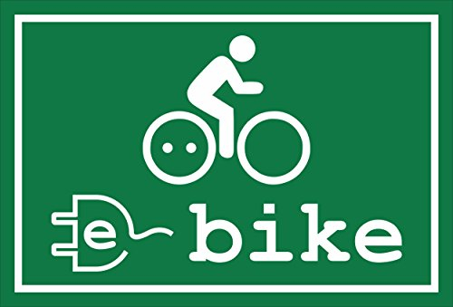 Melis-Folienwerkstatt Aufkleber – E-Bike Lade-Station - 15x10cm – S00050-071-G -20 Varianten
