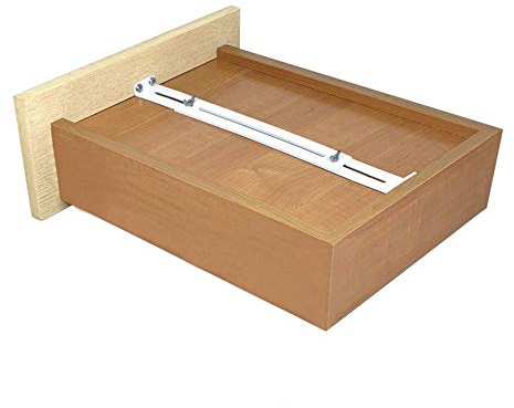 FRMSAET Kit de reparación de cajones - Accesorios de muebles Soportes utilizados para reforzar y reparar cajones de madera/MDF/aglomerado Refuerzo de gabinetes. (Paquete de 1)