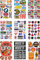 by soljo 9 Blatt Sponsor Racing Aufkleber Sticker Tuning Racing Bogen Größe: 27 x 18 cm für Auto Motorrad
