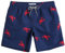 MaaMgic Men's Swimming Shorts Quick Dry Trunks Casual Short Lounge Shorts Running Gym Shorts with Mesh Lining, Lobster Marine, Large ( Waist:33-35)