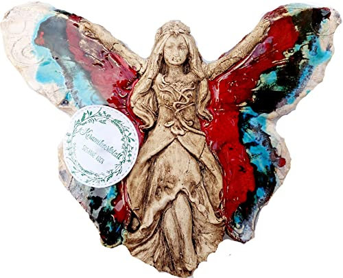 Gartenstecker Fee Elfe Keramik