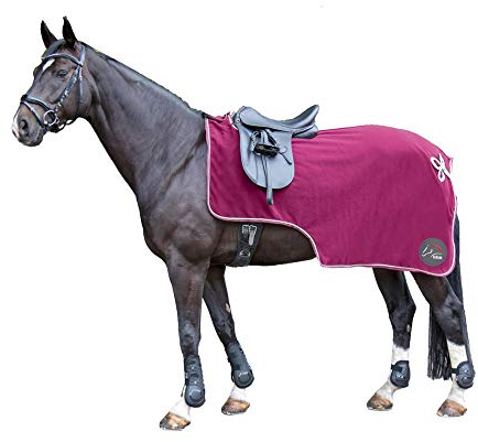 HKM Pferdedecke-1170632000027 dunkelrot 135