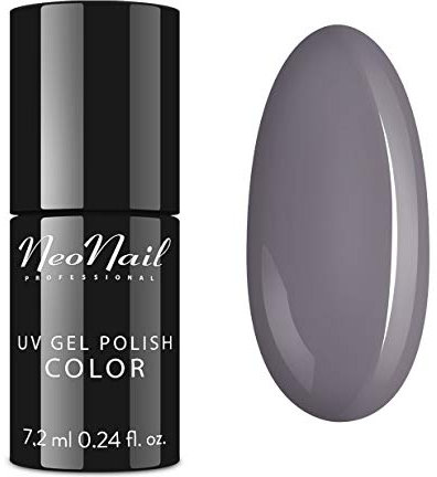NeoNail - UV GEL POLISH COLOR - GRUNGE - Hybrid Varnish - 6 ml - 3783-7 SILVER GREY