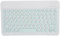 Goshyda Wireless Bluetooth Keyboard, 10in Ultra-thin Mute Design Cute Round Cap Wireless Keypad with Standard for MICR Interface, for Tablet, Smartphone, Computer (green)