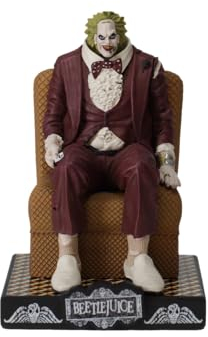 Royal Bobbles Beetlejuice Shrunken Head Collectible Bobblehead Statue