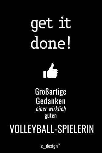 Notizbuch für Volleyball-Spieler / Volleyball-Spielerin: Originelle Geschenk-Idee [120 Seiten liniertes blanko Papier]