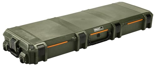 Pelican Vault V800 Multi-Purpose Wide Hard Case with Foam - Tripod, Equipment, Electronics Gear, Instrument, and More (OD Green)