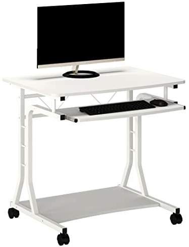 SixBros. Computerschreibtisch Weiß - CT-3791AM/8417