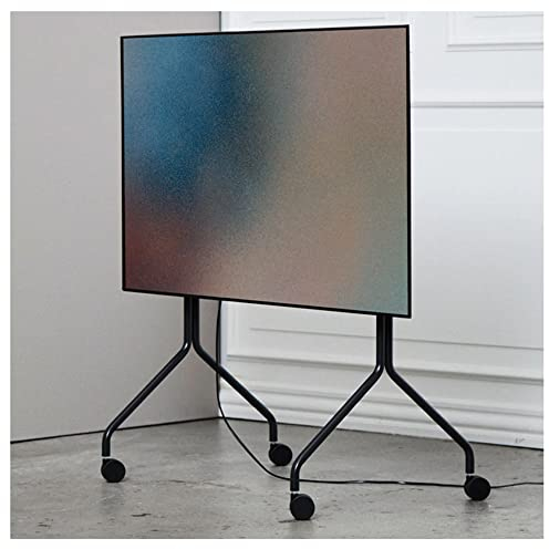 Pedestal Moon Rollin’ TV Ständer mit Rollen – Für 40–70 Zoll Bildschirme | Mobiler & stilvoller TV Rollwagen (Schwarz)