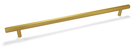 320mm Gold Brushed Brass Hexagon Kitchen Cabinet Handle | Cupboard Door Drawer Pull Wardrobe Furniture Replacement