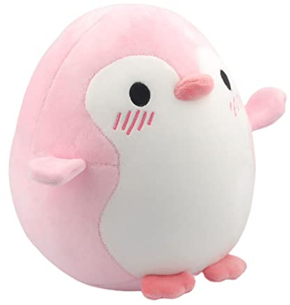 NUOBESTY Pinguin Stofftier Plüschpuppe Rosa Pinguin Plüschtier Für Kinder Stoffpinguin Puppe 20Cm Cartoon Pinguin Kissen Für Kinder Zuhause Raumdekoration 1St