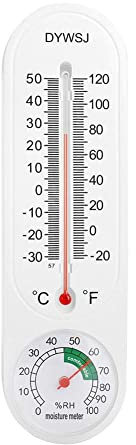 FROVOL Thermometer für Innen- und Außenbereich, Haus, Garten, Gewächshaus, Pflanzen, Wandbehang, Luftfeuchtigkeit, O7i2 Messung, Temperaturmessgerät