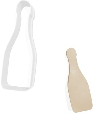 Champagne Bottle Cookie Cutter - 3 Sizes