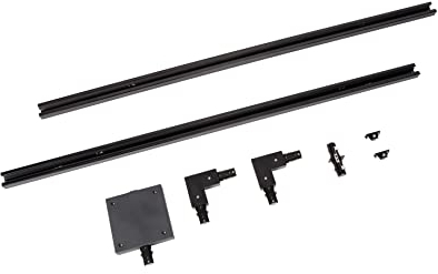 Lucide TRACK Starter-Set - 1-Phasen Stromschiene/Schienensystem - 2 Meter - Schwarz