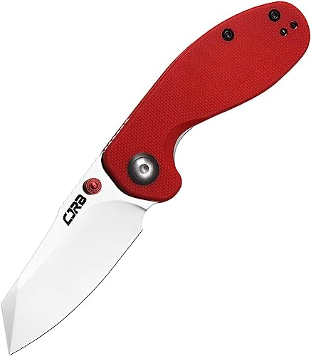 CJRB Maileah rouge G10 couteau pliant exclusif J1918 en acier à poudre AR-RPM9 avec roulement à billes en céramique