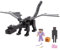 Mattel Minecraft Enderdrache Actionfiguren-Set, Lichter, Geräusche und Dunst mit Steve und Enderman, maßstabsgetreu zu ca. 8 cm großen Figuren HTN25