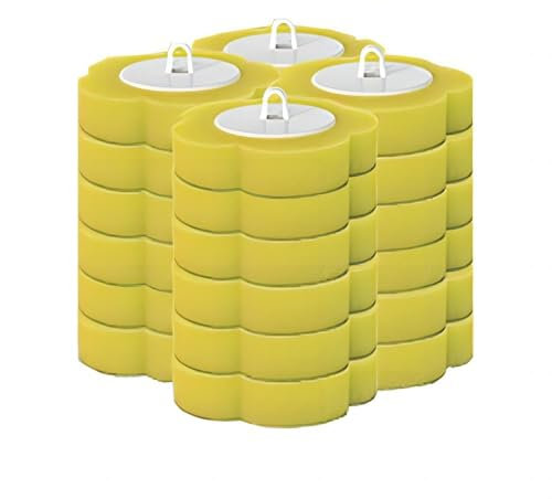 Lichi Disposable Toilet Brush Replacement Head with Cleaner Preloaded 24 counts - Lemon Fragrance