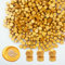 Wachs Siegel Perlen, Ioggtser 500 PCS Achteck Siegelwachsperlen für Wachssiegelstempel, Siegelperlen zur Herstellung von Wachssiegeln für Hochzeits- und Partyeinladungen (Gold)