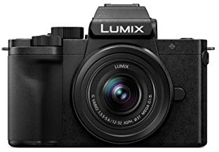Panasonic LUMIX G100 4k Mirrorless Camera for Photo and Video, Built-in Microphone with Tracking, Micro Four Thirds Interchangeable Lens System, 12-32mm Lens, 5-Axis Hybrid I.S., DC-G100DKK (Black)