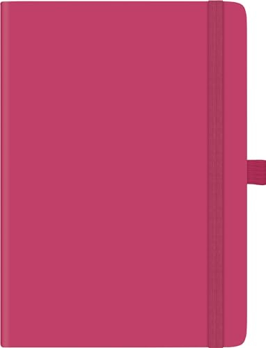 BRUNNEN Buchkalender Kompagnon Mod. 791 66 2025 | A5, Kunststoff, pink