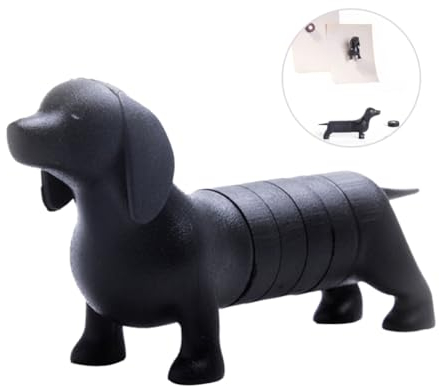Kreative Dackel KüHlschrankmagnete - Hundemagnete FüR Notizen Und Fotos, Kindermagnettafel Mit Dackel- Magnettafel FüR Tiere Mit Schwarzem DesignWhiteboard Magnete FüR Zuhause Und BüRo, Schwarz