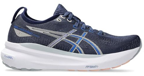 ASICS Femme Gel-Kayano 31 Sneaker, Bleu Indigo/Argent Pur, 39.5 EU