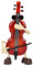 VBESTLIFE Spieluhr Ornament, Spieluhr Retro Spieluhr Dekoration Ornament Spieluhr und Mädchen Geschenke, für Wohnzimmer, Büro, Geschäft usw. (Cello)